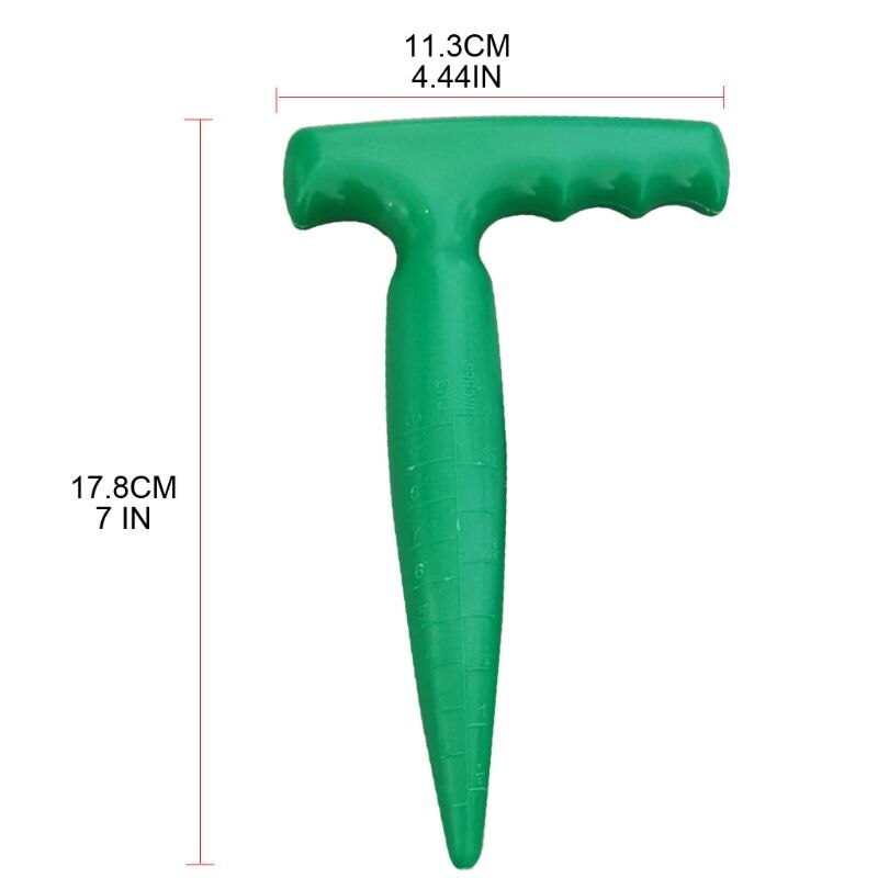 4 stuks mini zaaizaad dispenser verdeler traditionele plant- en zaaiset verstelbare tuin bloem plant handzaaier zaad