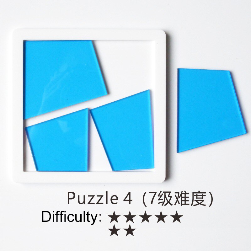 Challenge Puzzles Toys Impossible Brain Burning Puzzles Adult 18 Kid Fun Brainteasing Geometrical Shape Puzzle Game Toy: NO.10