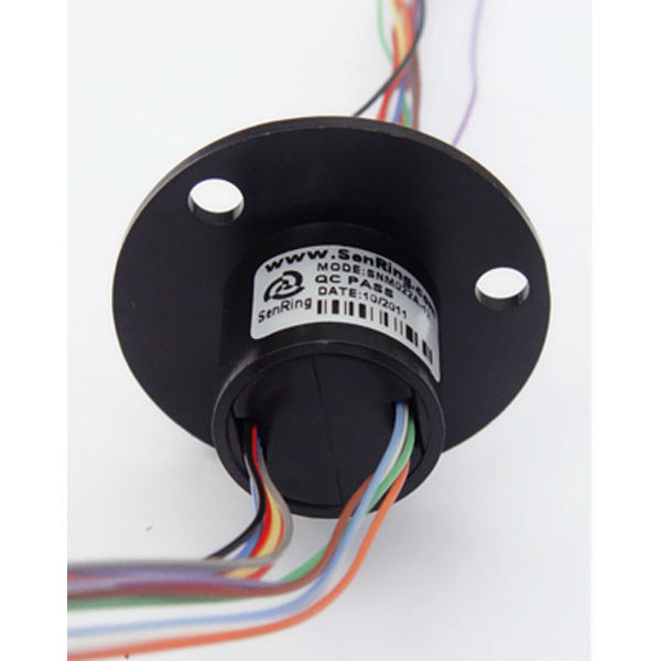 Electronics slip ring OD 22mm 12 circuit each 2A gold to gold contacts capsule slip rings