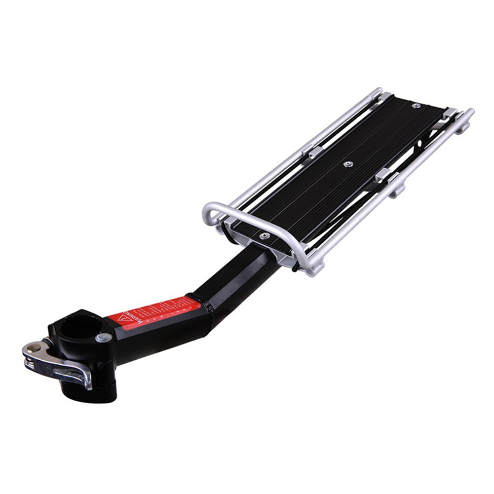 Black Bike Rack Aluminum Alloy Luggage Rear Carrier Trunk for Bicycles MTB Bike Rear Shelf Cycling Bicycle Racks