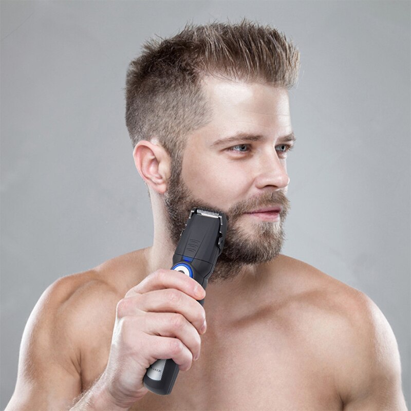 Five-in-one Multi-function Multi-head Shaver Nose Hair Sideburns USB Rechargeable Oil Head Carving Electric Hair Clipper