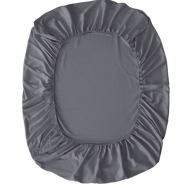 Ensfarget 600tc egyptisk bomull madrasstrekk med elastisk gummibånd rundt sengetøy sengetøy #s: -byf-cl -08 / 150 x 200 x 25cm