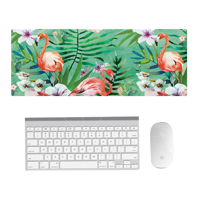 Cartoon Flamingo śliczne podkładka pod mysz Creative INS Tide duży komputer gamingowy klawiatura stół biurowy mata biurko Kawaii dla nastolatków