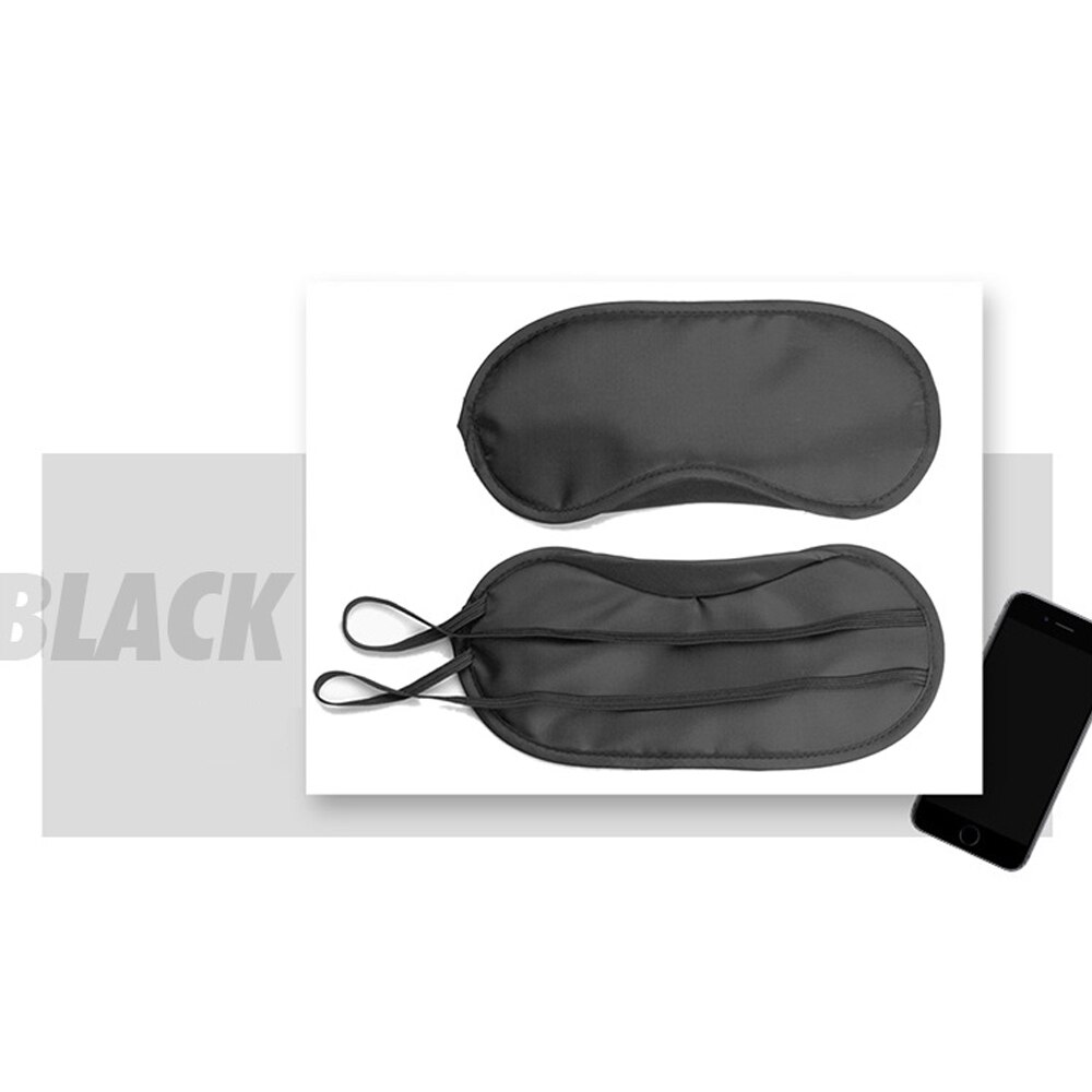 Sleeping Eye Mask Eyeshade Cover Comfort Soft Health Blindfold Sleep Rest Shield Travel Working Student Relax Eye Care Tool