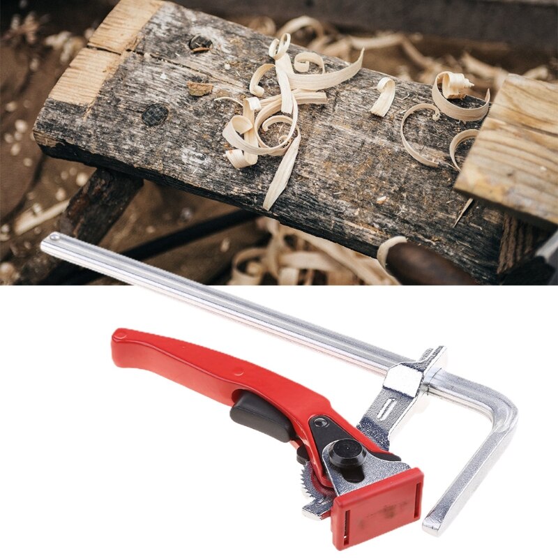 Featured Quick Release Table Clamp Ratcheting Table Clamp 7.9”/6.3” Inch Woodwork Clamp Bench Clamp Carpenter Table Vise