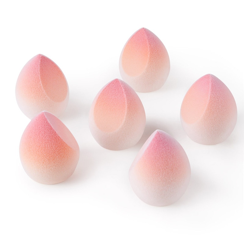Microfiber Fluff Surface Cosmetic Puff Beauty Makeup Sponge Soft Marshmallow Pink Foundation Blender Make up Set: C3