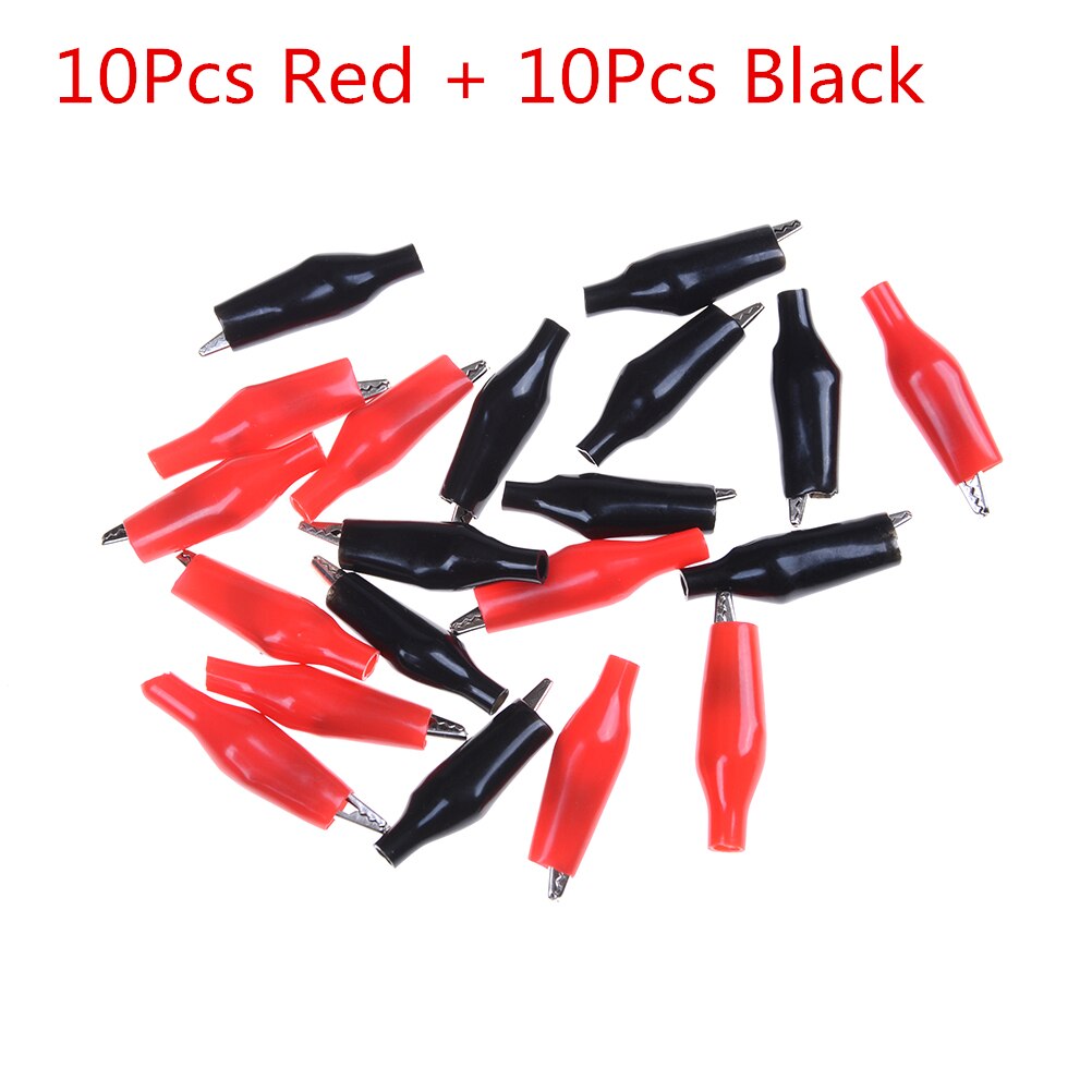 Multi Styles Metal Alligator Clips Power Cable Crocodile Test Clip For Multimeter Car Battery Test: Style 8