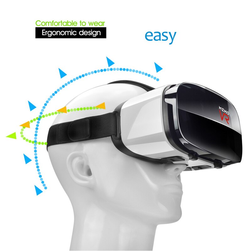 120 FOV VR Virtual Reality Glasses Remote 3D Android Cardboard VR 3D Headset Stereo Helmet Box for Smartphones 4.5-6.3 inch