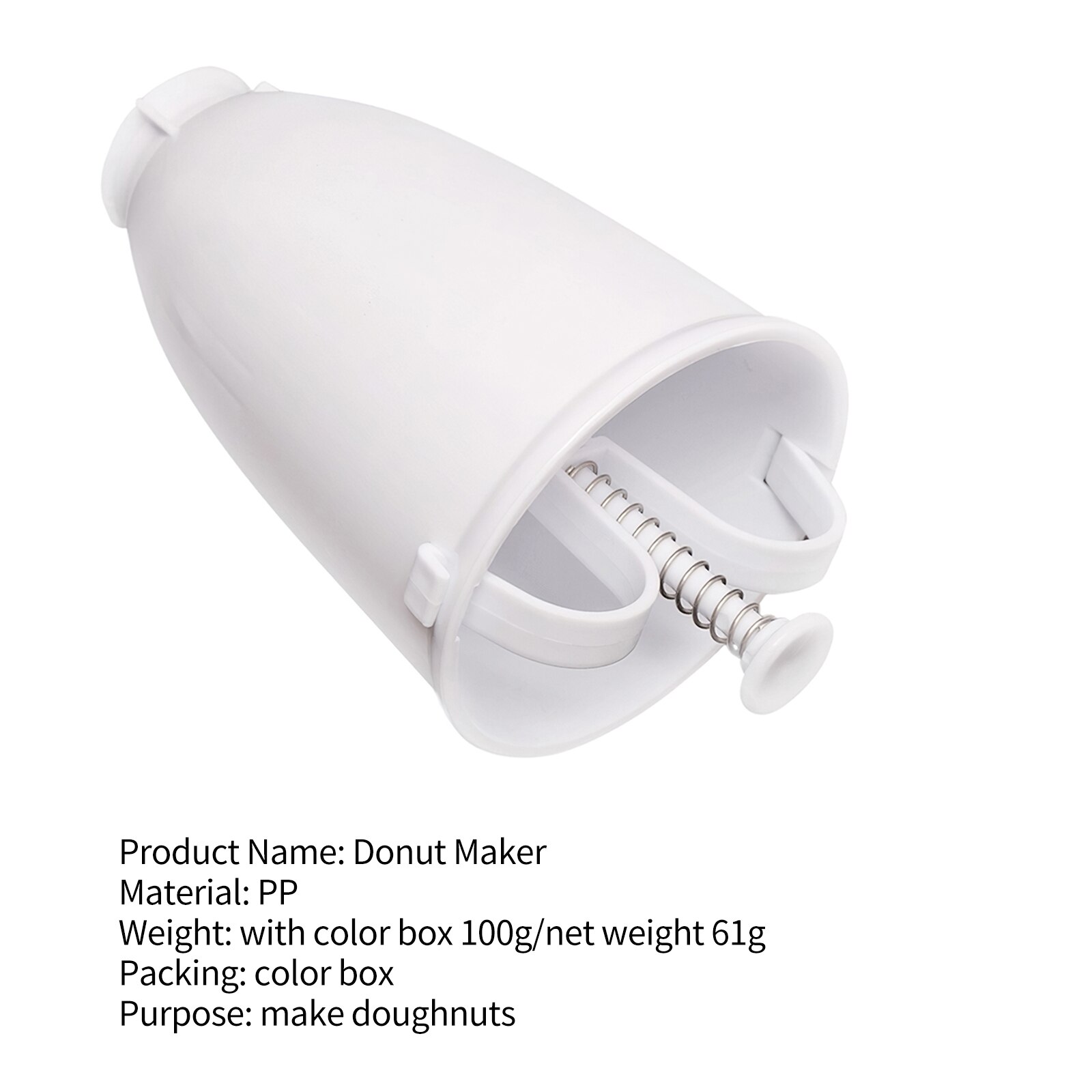 Manual Donut Maker Compression Spring Maker Lightweight Donut Baking Mold Producer Donut Baking Tool For Kitchen Bread Shop