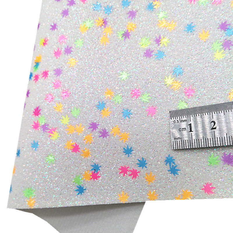 Strössel hjärtan chunky glitter läder pilar tryckta glitter syntetiskt läder vinyl läder lakan för bågar gör det själv 21 x 29cm q816: 3