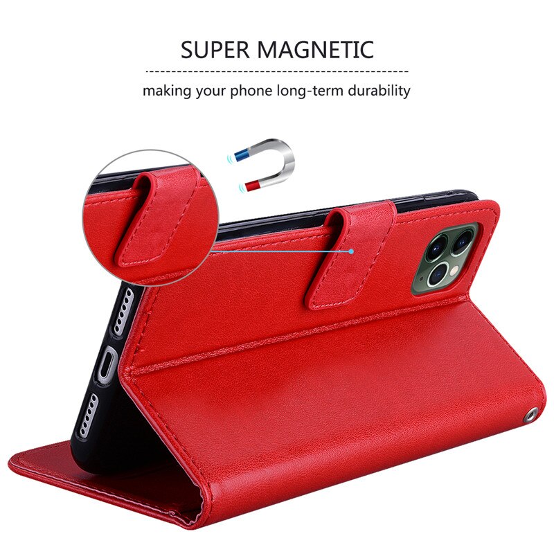 on For Xiaomi Redmi 9A Case Leather Flip Phone Case for Xiaomi Redmi 9AT 9 AT Cover For Redmi9A 9 A Wallet Card Slots Coque