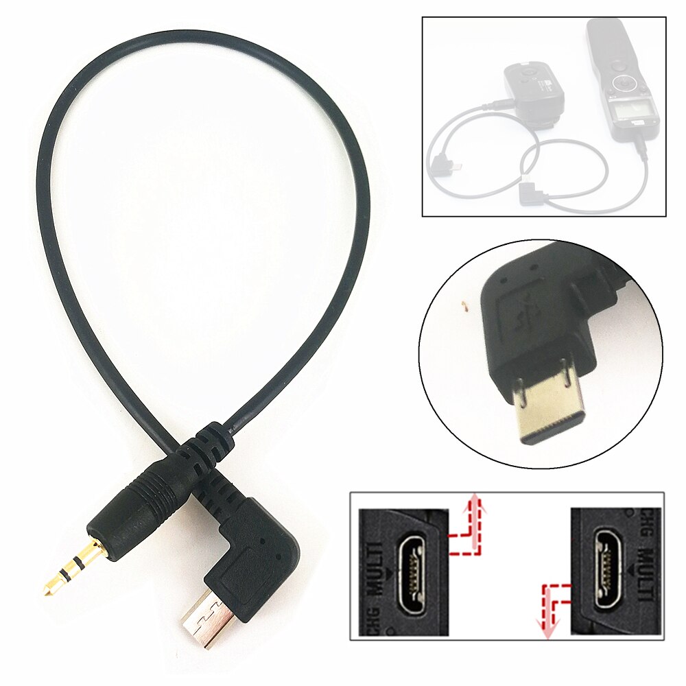 2.5Mm Tot S2 Multi Usb Afstandsbediening Ontspanknop Kabel Voor Sony A9 A7 A7S A7R Iii Iv A6600 a6500 A6100 A6000