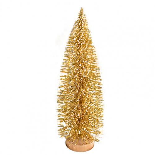 Mini sapin de noël de couleur rose Stable, décoration universelle, petit arbre de noël