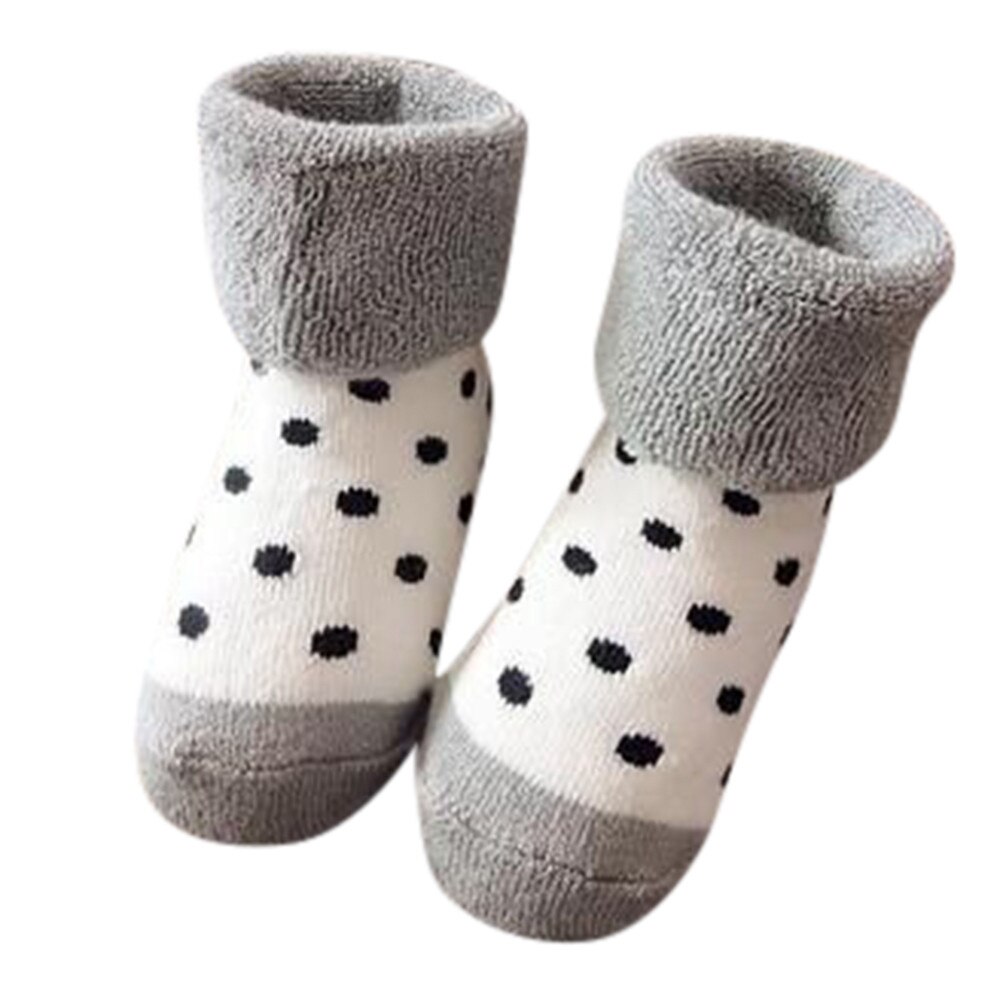 Baby Winter Sokken Peuter Baby Jongens Meisjes Kids Anti-Slip Sokken Baby Cartoon Leuke Gebreide Warme Winter Sokken Baby boot Sokken: H