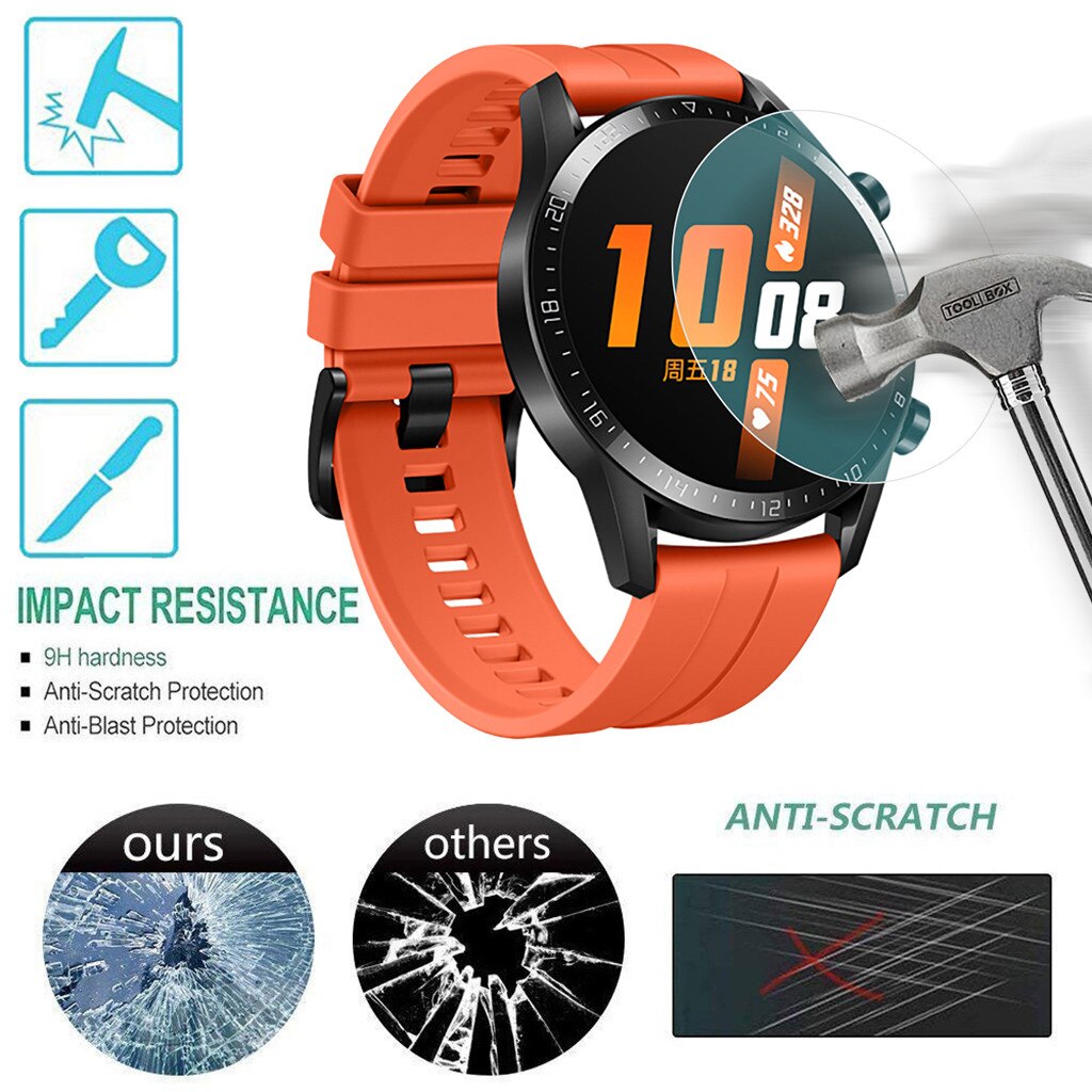 5xExplosion-proof Tpu Volledige Cover Screen Protector Film Voor Huawei Horloge GT2 42 Mm Horloge Screen Protector Accesorios