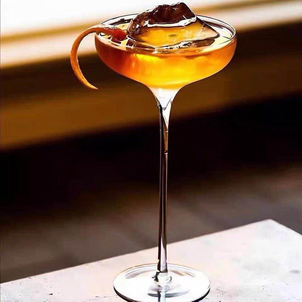 Verre à Cocktail verre à Martini 240ML | 2 pièces de très grande taille, lot de 2 verres de bar en verre,