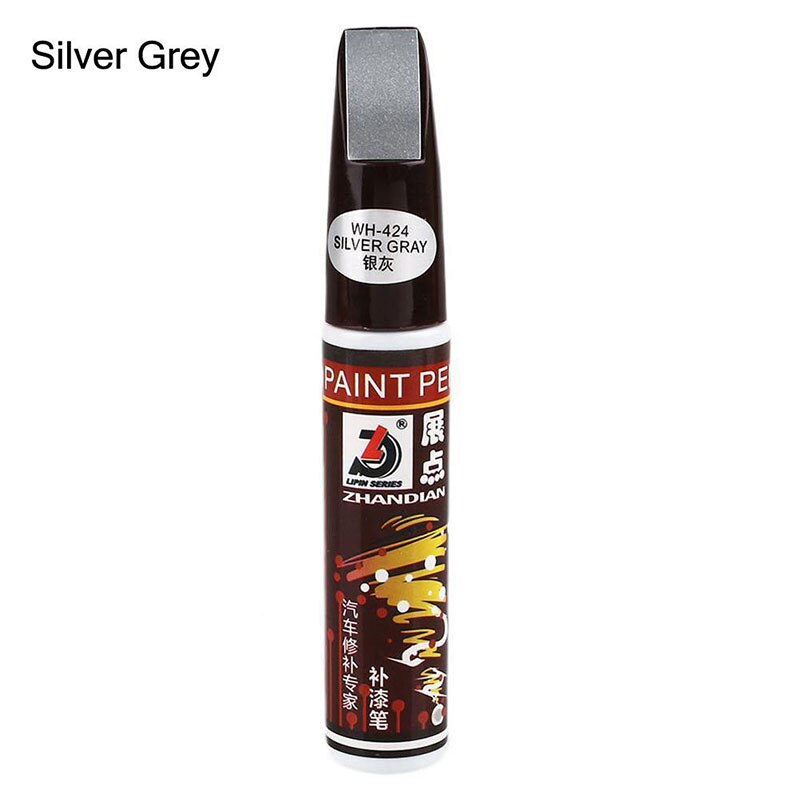 Car Auto Paint Pen Coat Scratch Clear Repair Remover Applicator Non-toxic Durable Tool UD88: silver gray