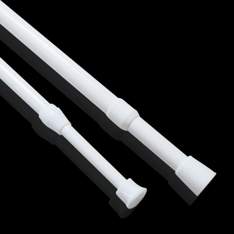 Varillas extensibles para Cortina de ducha, poste telescópico ajustable, percha para varilla para cortina, armario, utensilios para el baño, 1 Uds.