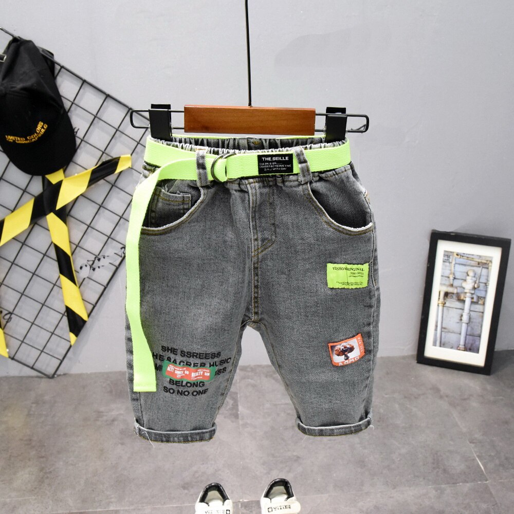 Pojkar jeansshorts spädbarn sommar barn shorts barn jeansshorts bomull baby pojkar flickor korta byxor byxor 2-7 år