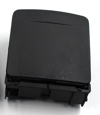 Soporte de la Copa trasera plegable del reposabrazos de la consola central del coche para VW Golf 5 6 Jeta MK5 Golf MK5 MK6 GTI MK5 MK6 EOS 1K0862533: Black