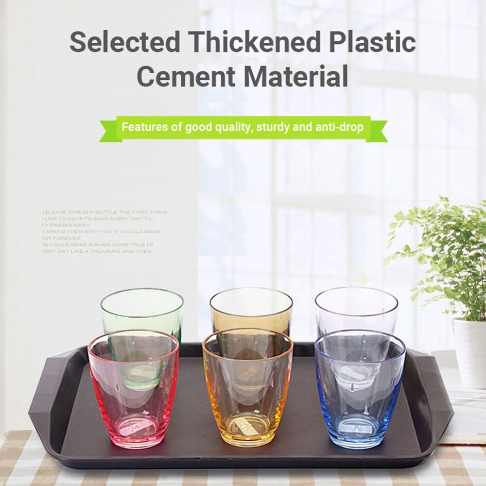 1pcs Food Tray Dinner Tray Cafeteria Tray Café Standard Cafeteria Service Tray Rectangular Non-slip Surface 17-inch by 12-inch