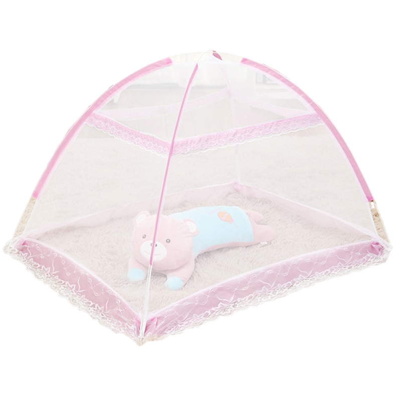 Tente de berceau en maille de Polyester pour enfants et nourrissons, moustiquaire pliante pour -né, matelas coussin T0142