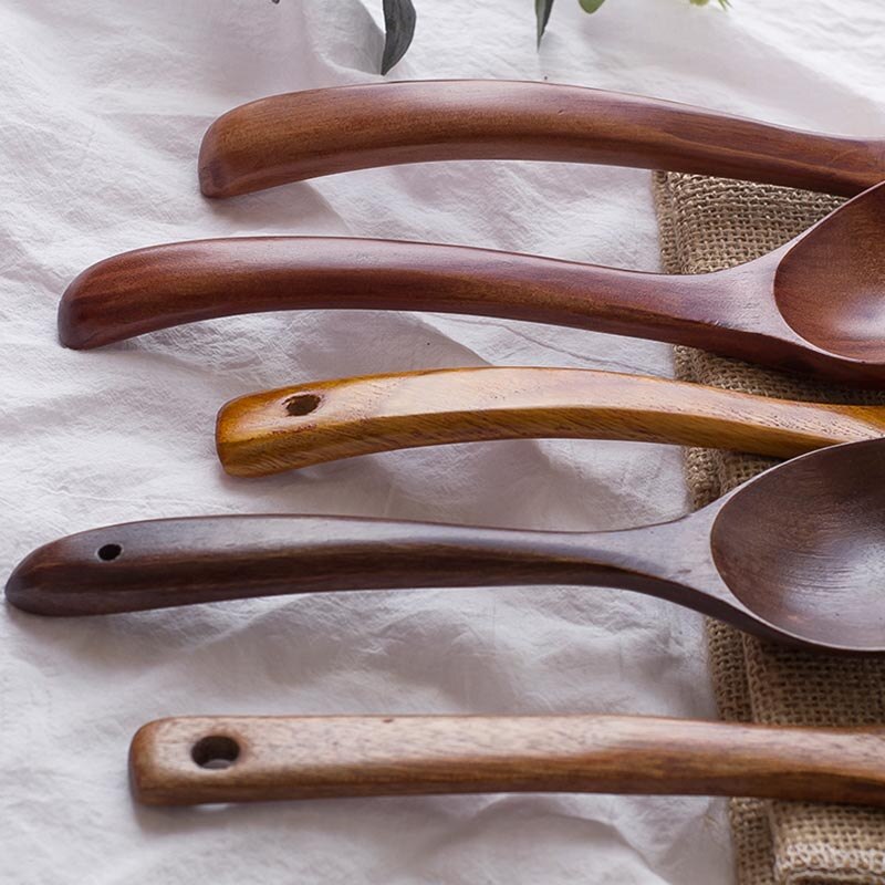 1Pcs Multi Purpose for Home Restaurant Kitchen Tool Wooden Nice Cooking Utensil Soup Spoon Stirring