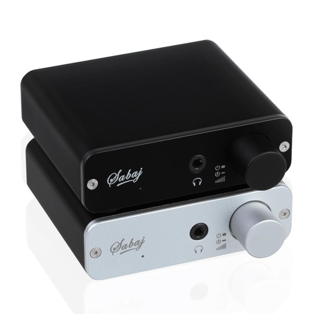 Sabaj d2 áudio portátil amplificador de fone de ouvido decodificador tudo-em-um coaxial óptico usb entrada mini amplificador de áudio preto prata