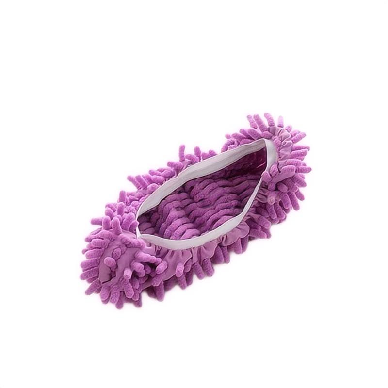 Chenille Stof Mop Slippers Thuis Vloerreiniging Dweilen Schoenen Wateropname Voetsokken Mop Caps Multifunctionele schoonmaakschoenen: Roze
