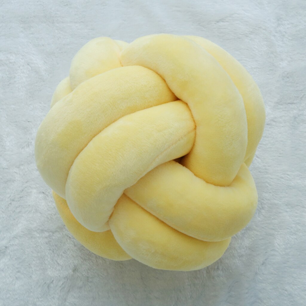 Knude kuglepude sofa lændepude stol rygpude pyntepude diameter ca 7 "