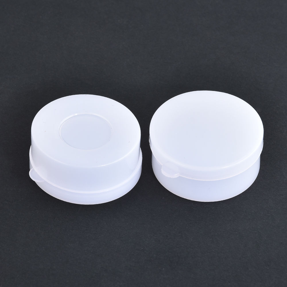 50Pcs 5g/10g/20g/30g/50g/100g White Plastic Cosmetic Sample Jars Pot Empty Face Cream Bottle Lip balm Container Refillable Box