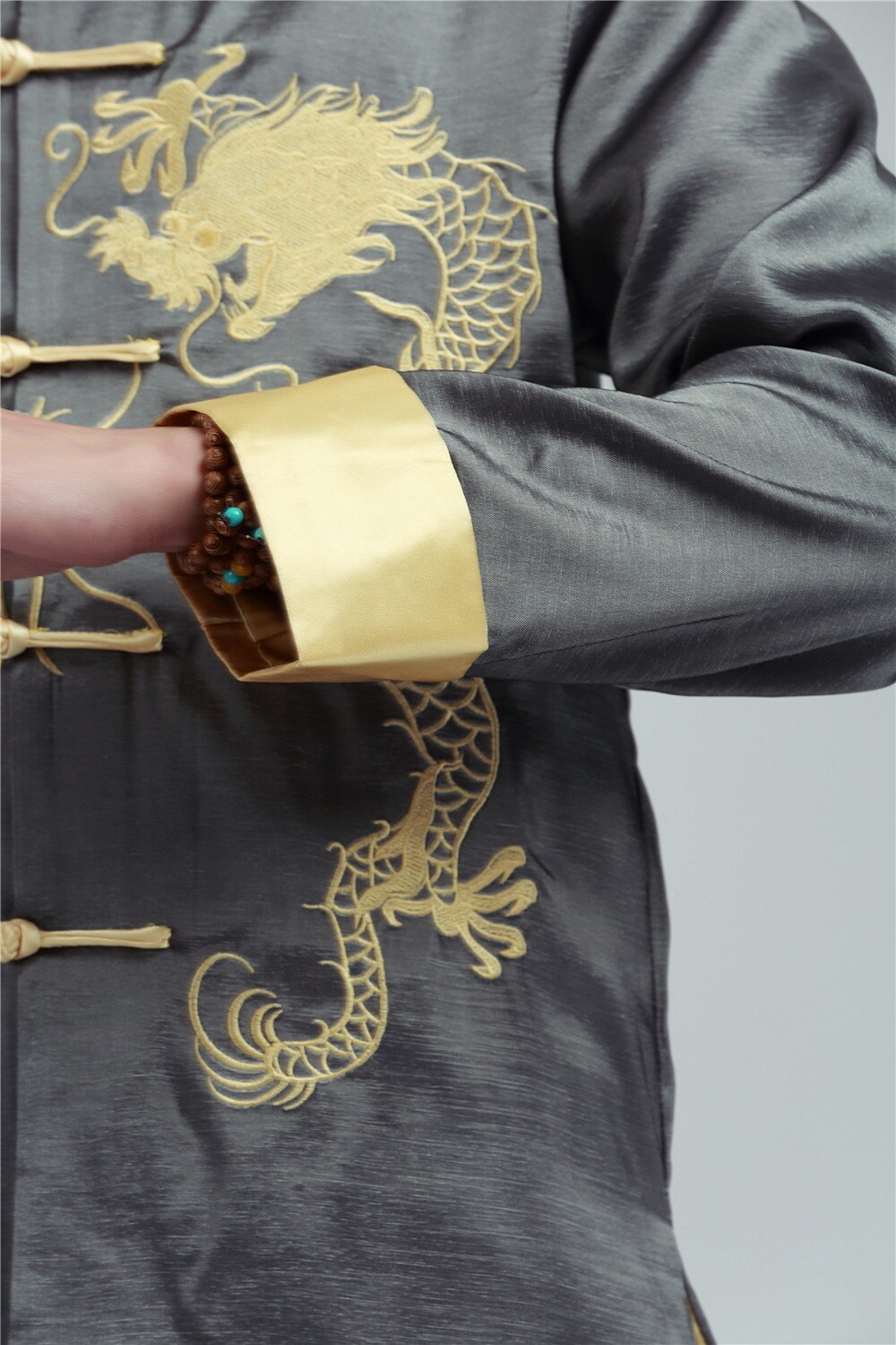 Shanghai Geschichte chinesischen Jacke für männer chinesische traditionelle kleidung drachen Shirt Chinesisch traditionell Drache jacke Mann