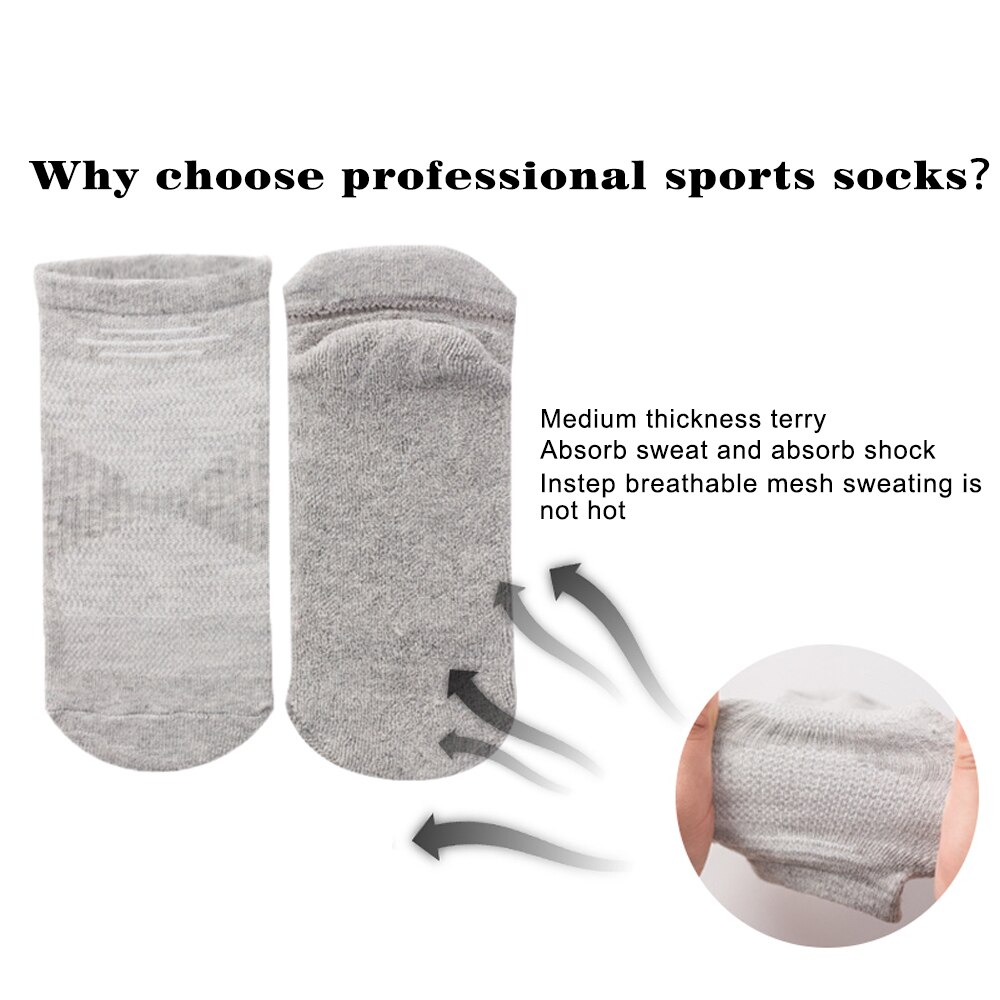 Men Women Coolmax Combed Cotton Socks Cycling Breathable Basketball Running Fitness Outdoors Badminton Tennis Sport Socks