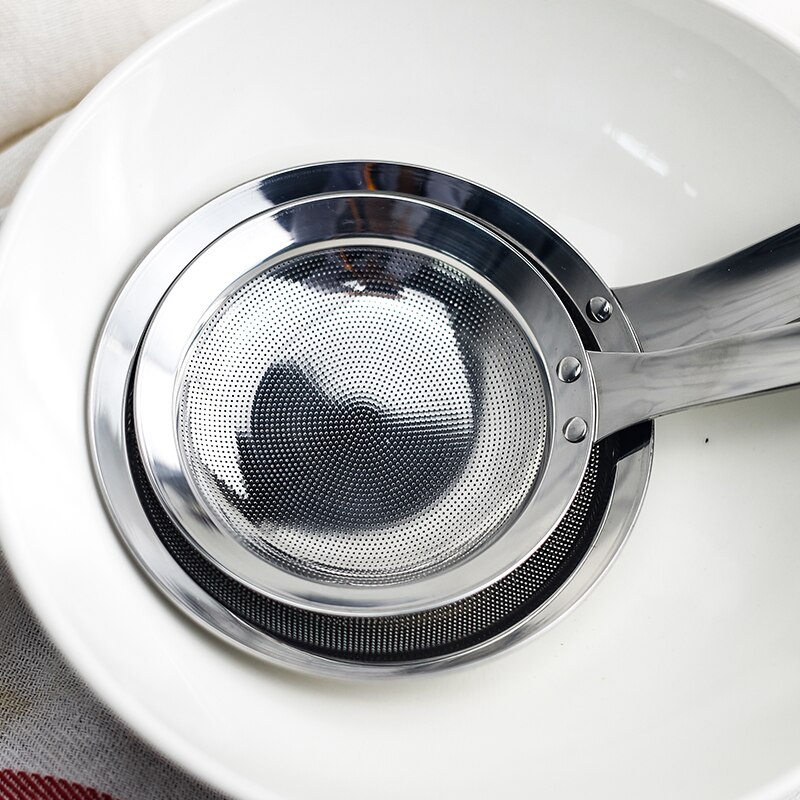 Stanzen sieb 304 edelstahl braten löffel verdickung große Filter Gittergewebe löffel haushalt