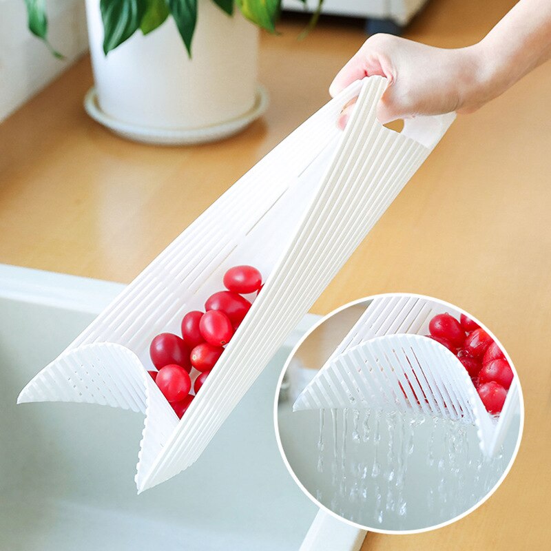 4- i -1 hopfällbar skärbräda kök multifunktionellt hopfällbart skärbräda plast dränerbart skärbräda sushi rullmatta