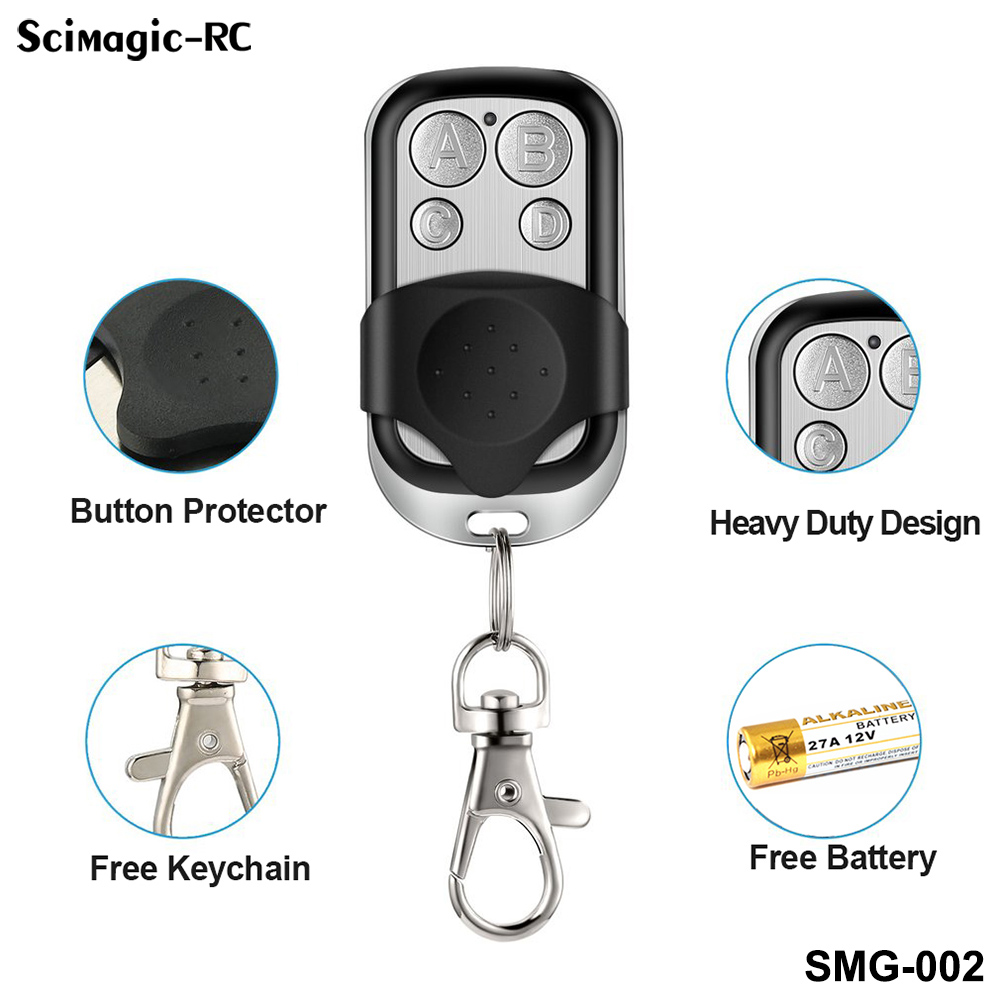 Hormann ECOSTAR RSC2 RSE2 Garage Door Remote Control 433.92MHz Replacement For Liftronic 500 700 800