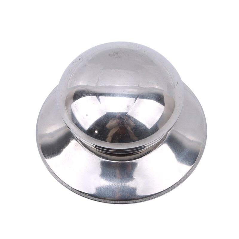 Roestvrij Staal Kookgerei Pot Pan Deksel Hand Grip Cover Knop Handvat Voor Keuken Circulaire Holding Knop Schroef Handvat: Default Title