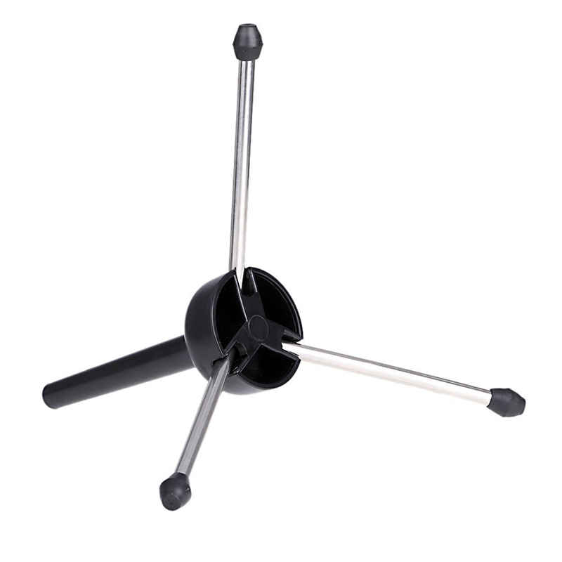 Zusammenklappbarer stativhalter für oboe, flöte, klarinette, saxophon, blasinstrument