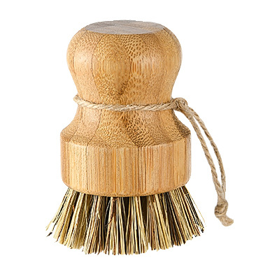 Brosse à vaisselle en bois de hêtre, manche long, outil de cuisine, ménage, livres menage nettoyage brosse vaisselle brosse de nettoyage pinceau patisserie brosse vaisselle cuisine eponge poignée brosse vaisselle bois: Marron