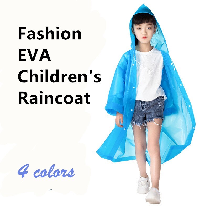 Gorro impermeable transparente de EVA para niño y niña, impermeable de EVA, impermeable para exterior, 4 colores