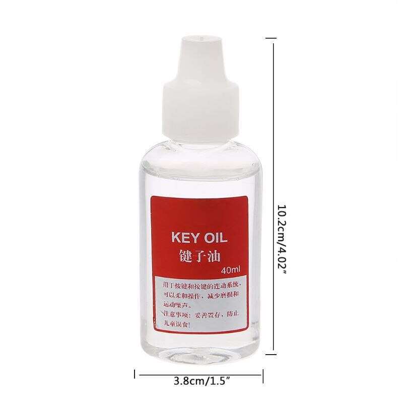 40ml Valve Oil Smooth Switch Saxophone Trumpet Clarinet Flute Lubricating Liquid