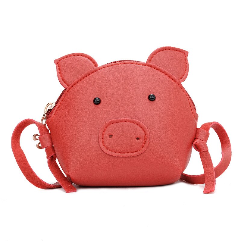 Monedero de oveja renagada para niñas, monedero para niños, bolso cambiador pequeño de piel sintética con dibujos animados para niños, bandolera tipo mensajero de princesa: Red