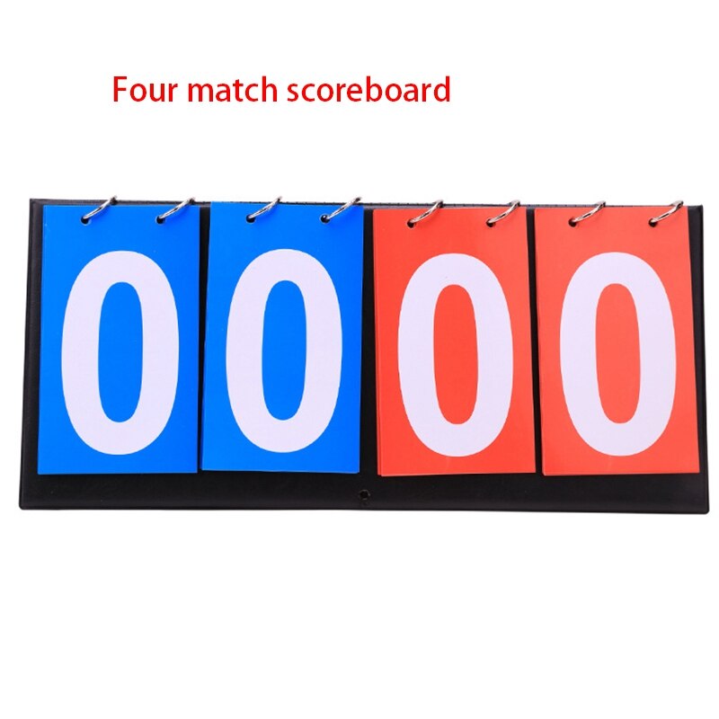 4 Digit Score Board Basketball Soccer Scoreboard for Basketball Football Badminton Volleyball Table Tennis