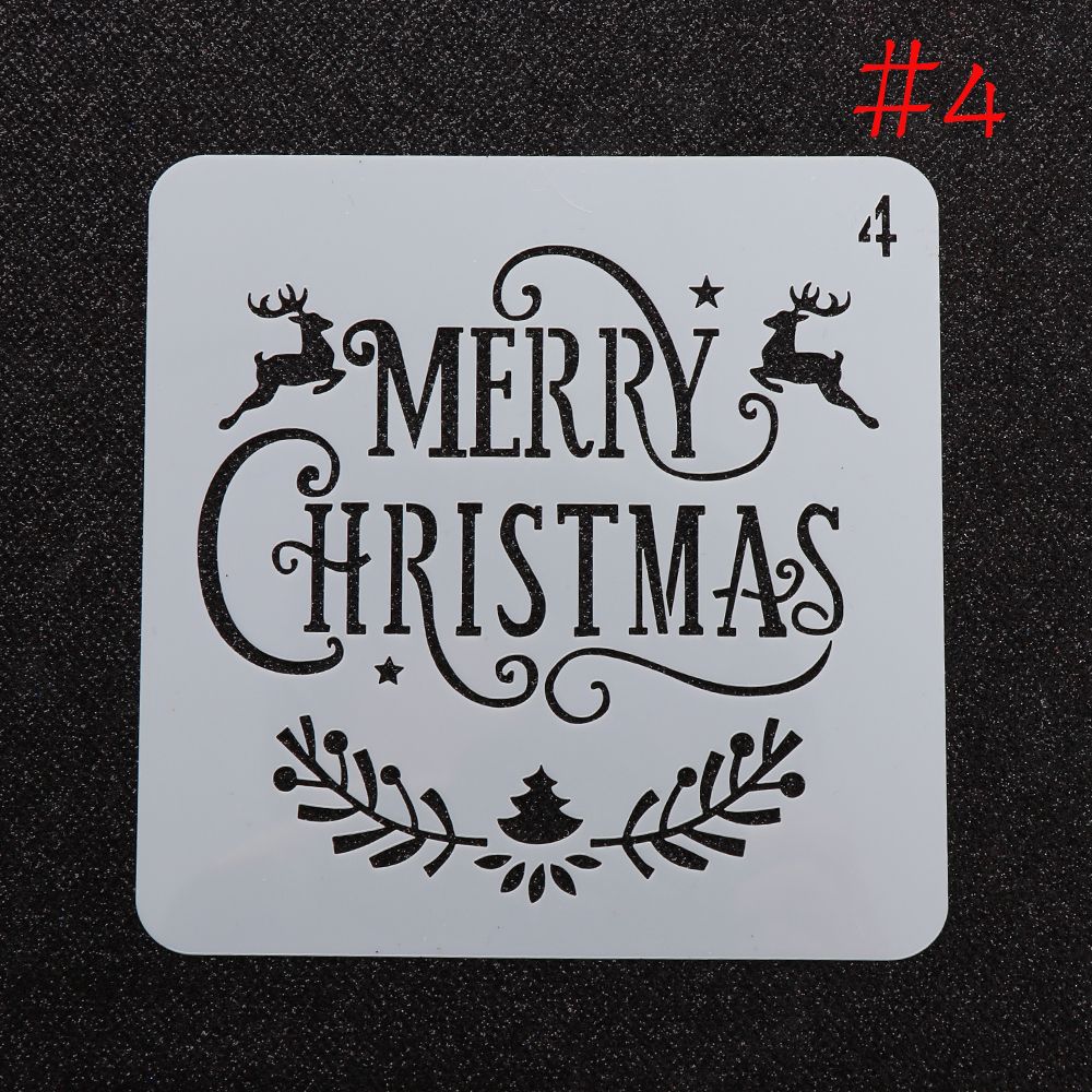 gefallen Schnee Schablone für malerei Präge Papier Karte Weihnachten Scrapbooking Fotoalbum Dekor, Der Zeichnung Blatt: 4