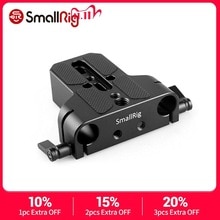 SmallRig DSLR Camera Plate Universal Baseplate with Dual 15mm Rod Clamp for Sony FS7/ A7 serieso for Follow Focus 1674