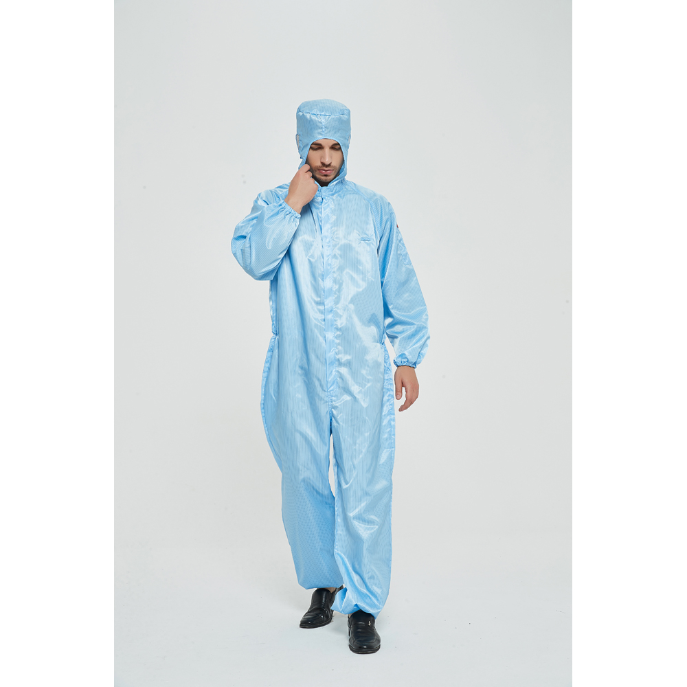 Work Clothes Uniform Anti-Static Hooded Jumpsuit Pants Universal Protective Clothing Food Factory Casual Lab coats Coveralls