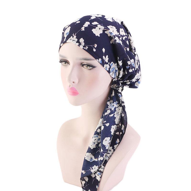 Pañuelo para la cabeza para mujeres musulmanas, Hijab, gorro de quimio, preatado turbante, Bandana, pañuelo para la pérdida de cabello, pañuelo para la cabeza, gorro elástico, Hijabs