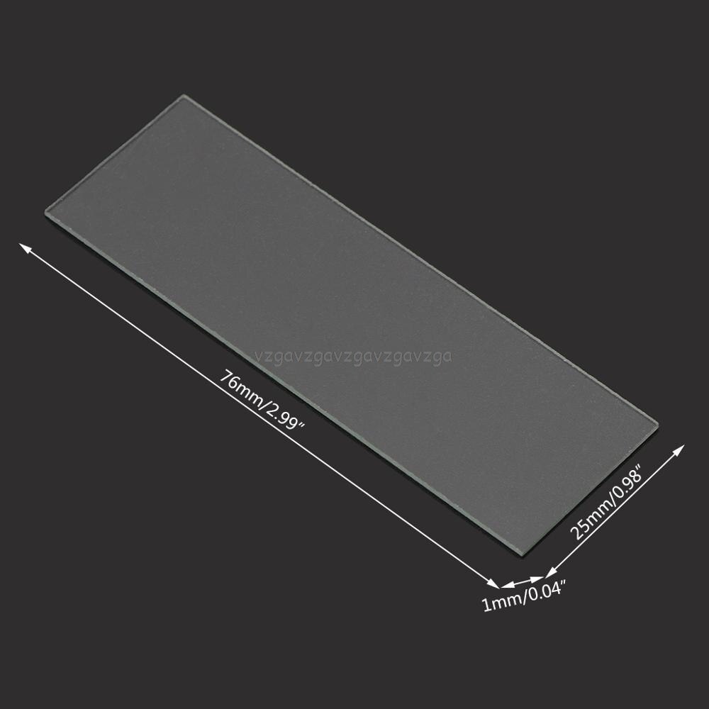 50Pcs 1mm Thickness Cavity Glass Coverslips Single Concave Microscope Glass Slides Reusable Laboratory Blank Microscope Slide