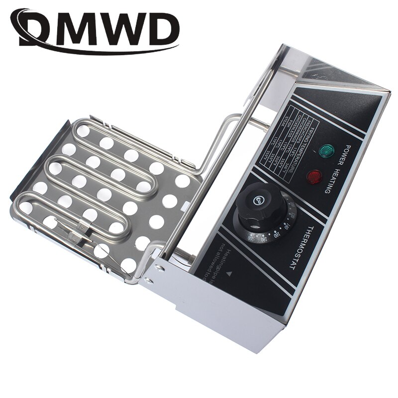 DMWD Commercial Stainless Steel Kanto Cooking Machine Spicy Pot Stove Electric Food Skewer Stew Japanese Oden Cooker 9 Grid