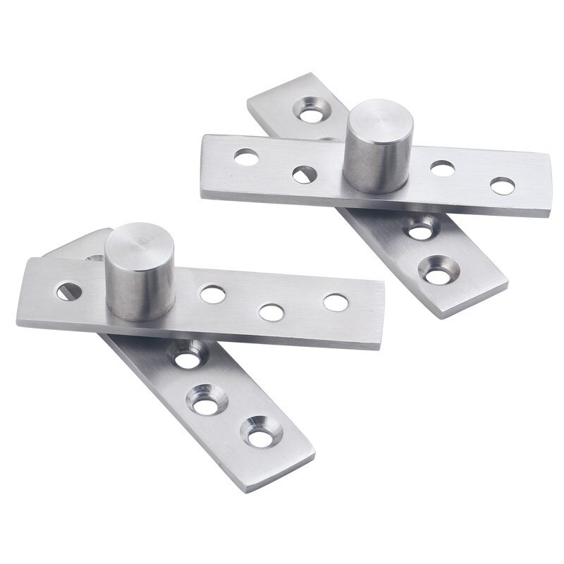 2Pc Roestvrij Staal Roterende Deur Scharnier 360 Graden Rotatie Axis Up En Down Locatie As Verborgen Pivot Hareware Levert